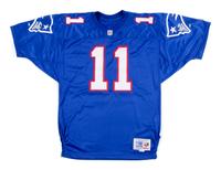 A Drew Bledsoe Signed New England Patriots Jersey (Wilson Pro Line),