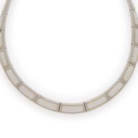 Mauboussin, Mother-of-Pearl and White Gold Necklace