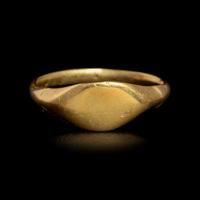 A Roman Gold Finger Ring