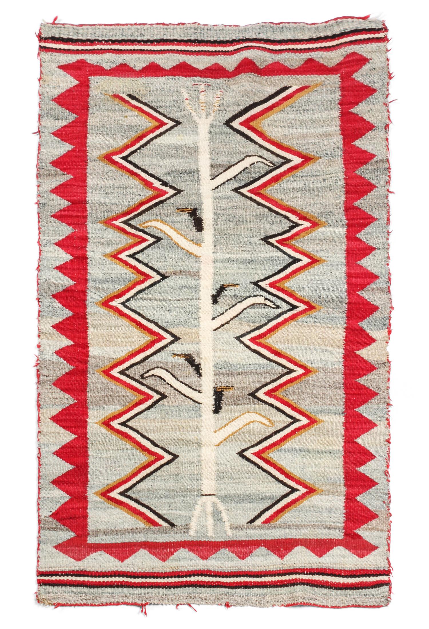 A Crystal Pictorial Rug 24 x 45 inches. — CIRCA 1930