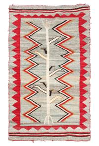 A Crystal Pictorial Rug 24 x 45 inches. — CIRCA 1930