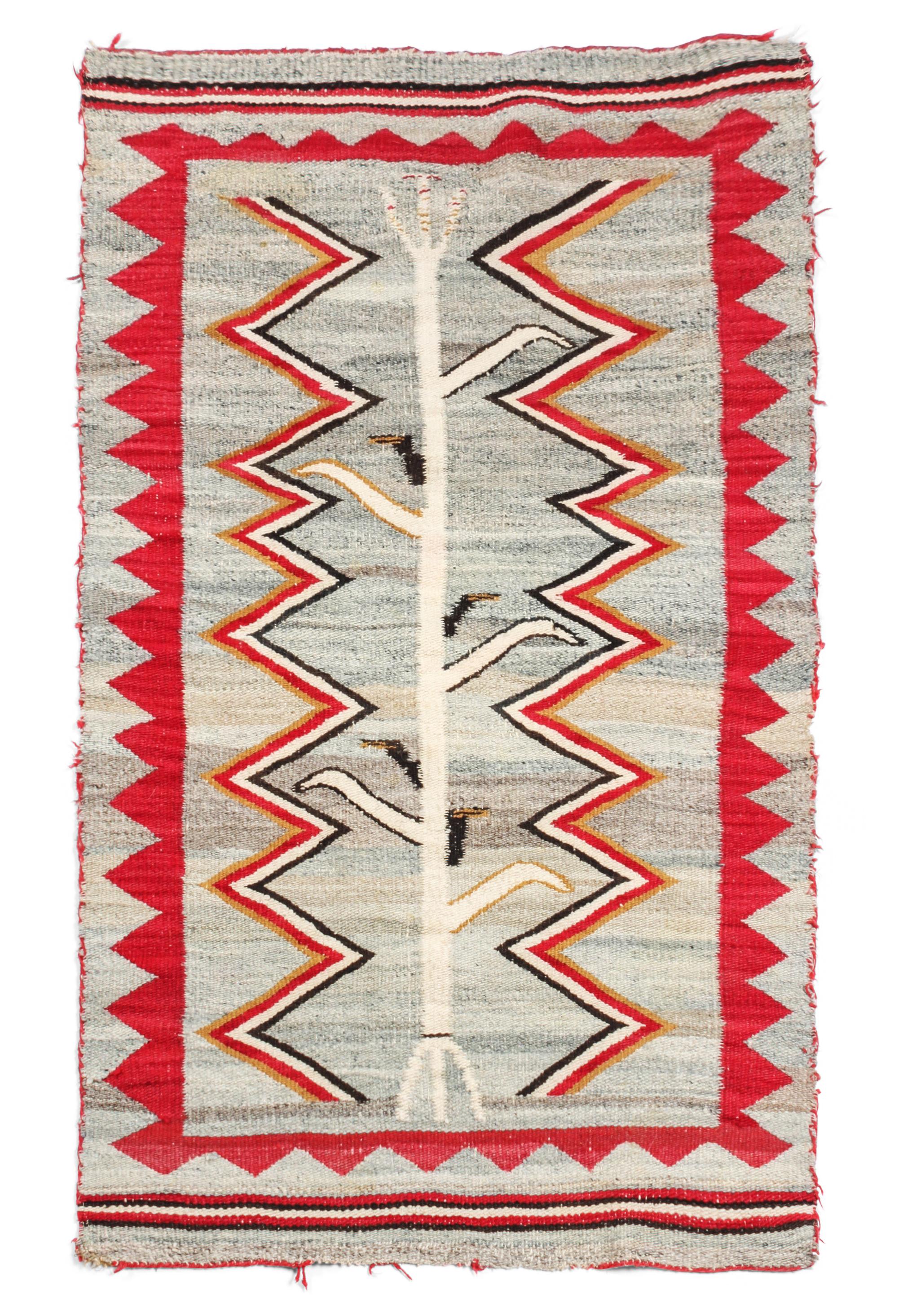 A Crystal Pictorial Rug 24 x 45 inches. — CIRCA 1930