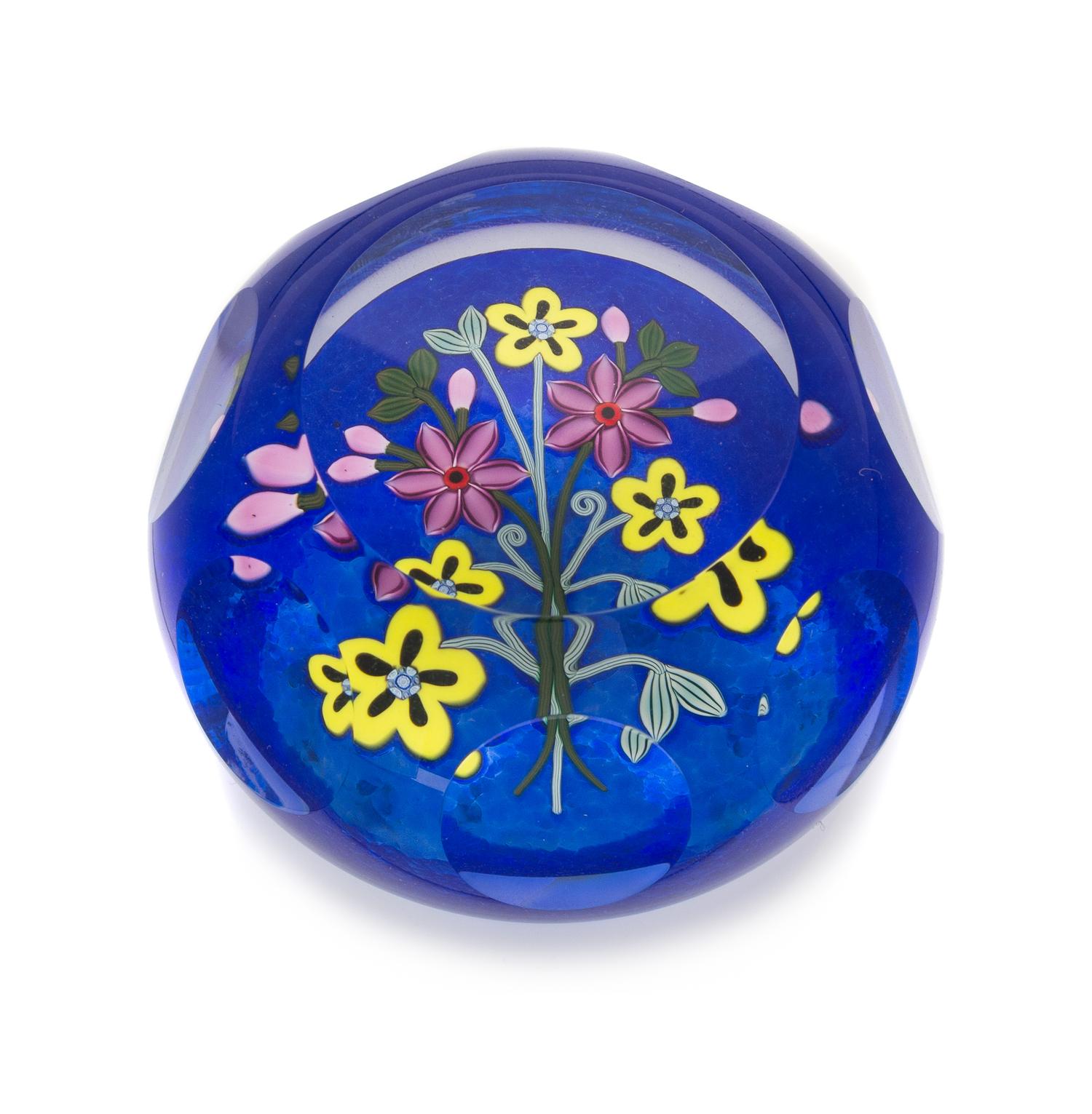 Perthshire Paperweights, Scotland, a bouquet paperweight