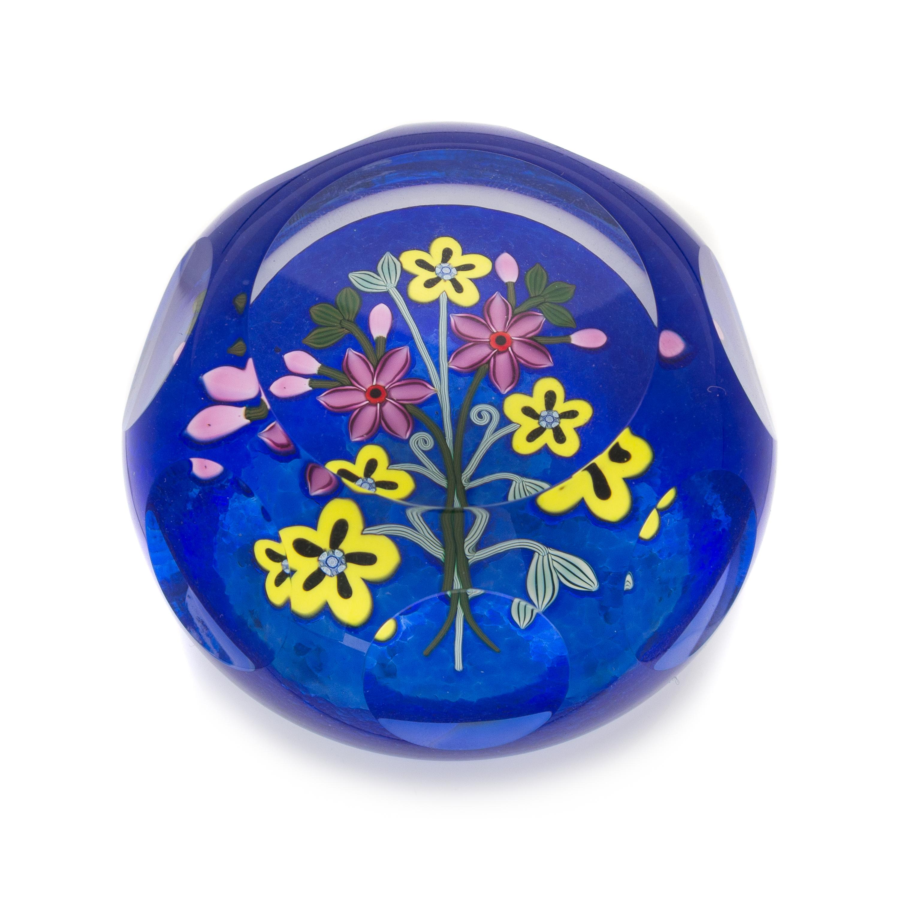Perthshire Paperweights, Scotland, a bouquet paperweight