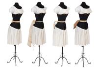 Collection of Seven Bustles and One Skirt Supporter, 1870-80s