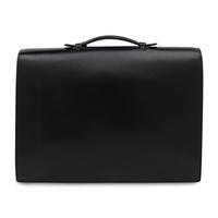 Hermès, Vintage Briefcase in Noir Box Leather
