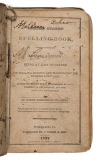 [Ohio Valley]. A group of 6 early frontier spelling and school books, comprising: