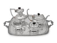 An American Silver Five-Piece Tea and Coffee Service