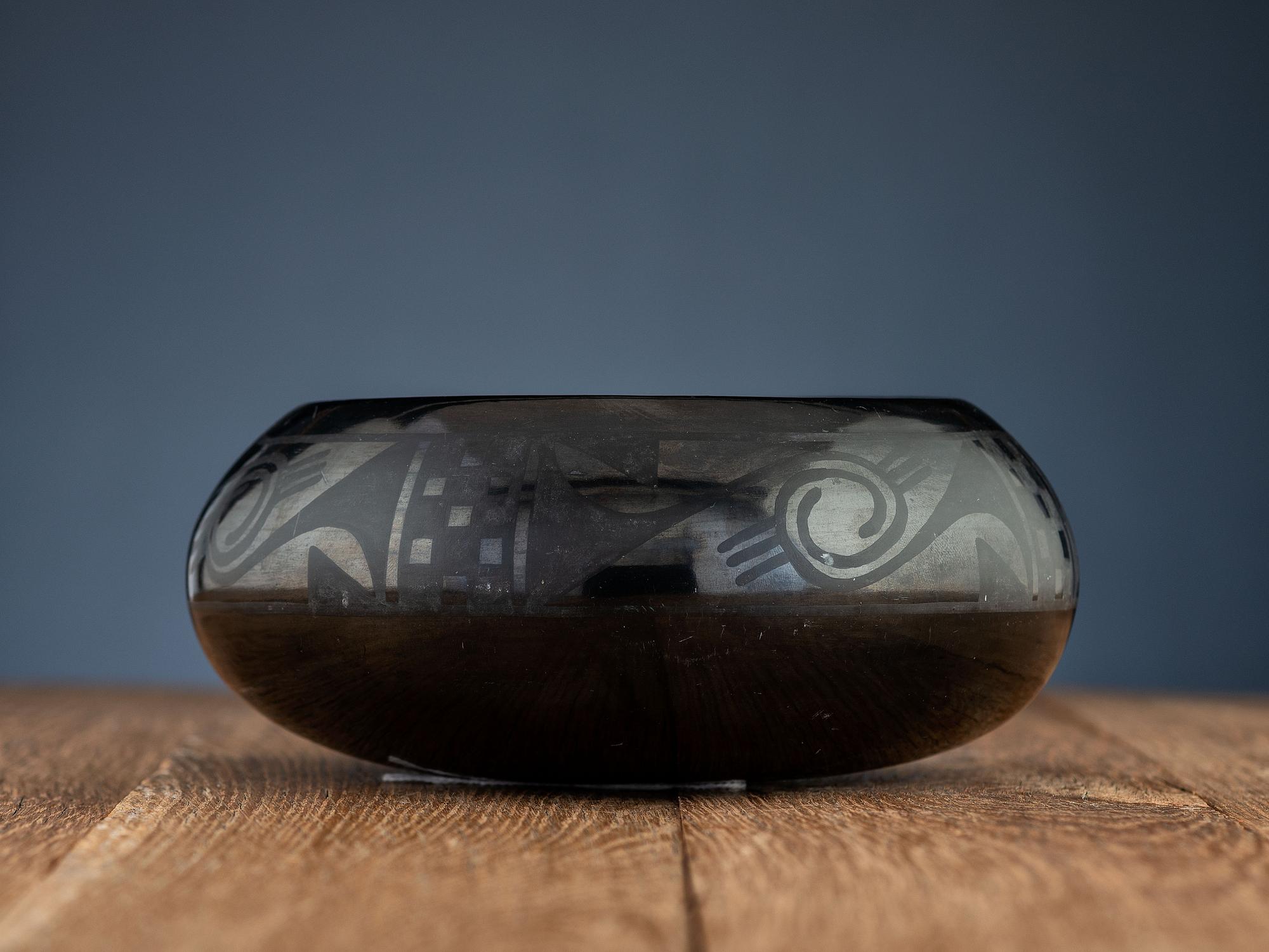 Blackware Pottery Bowl