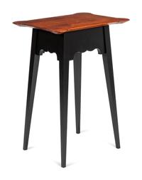 A Queen Anne Style Tiger Maple Tea Table