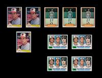A Group of Approximately 10 Cal Ripken Jr. Rookie Baseball Cards,