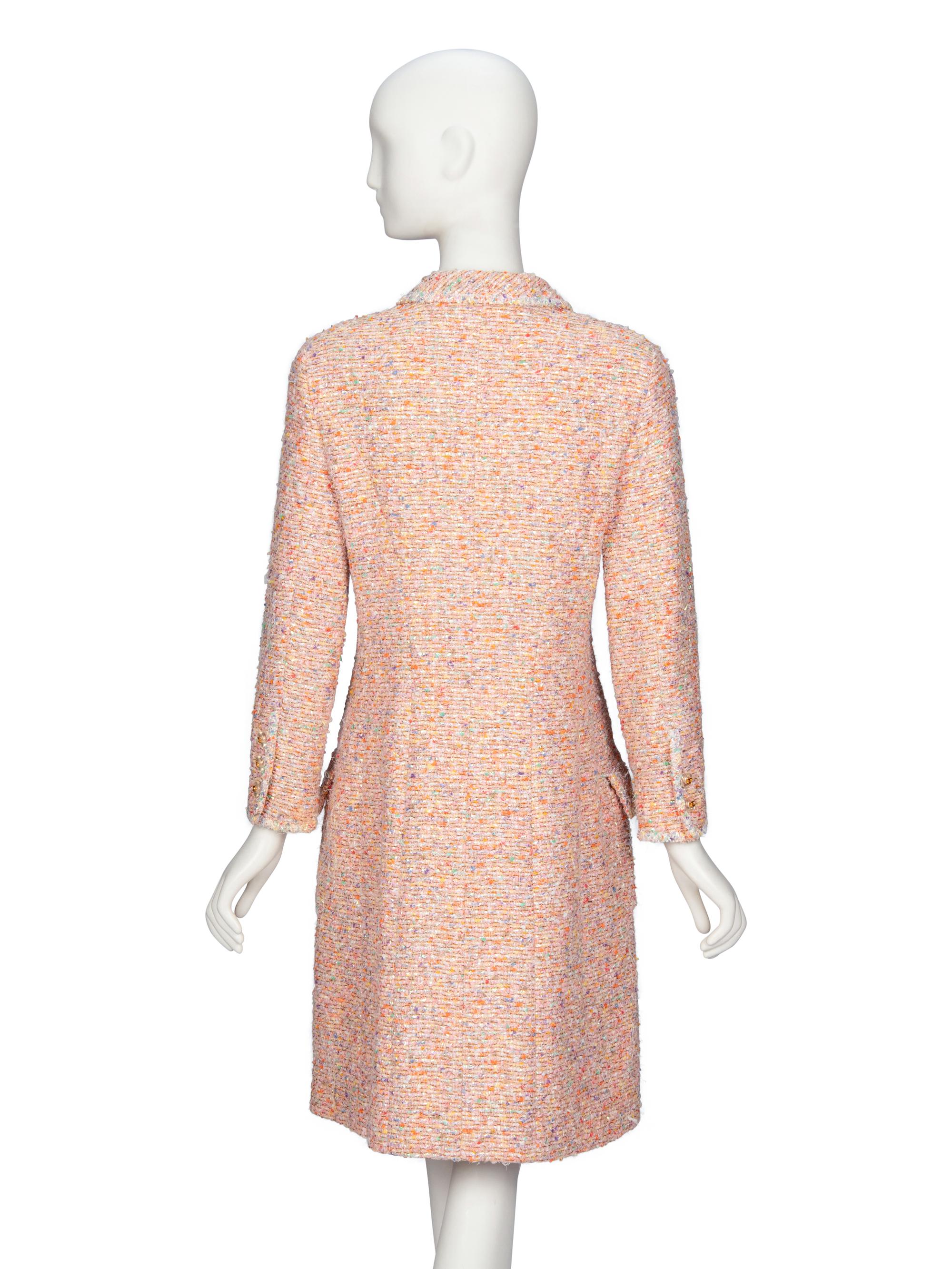 Chanel, Pink Iridescent Tweed Coat, S/S 1993