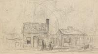 Walter Biggs, (American, 1886–1968), A Group of Five Exterior Sketches