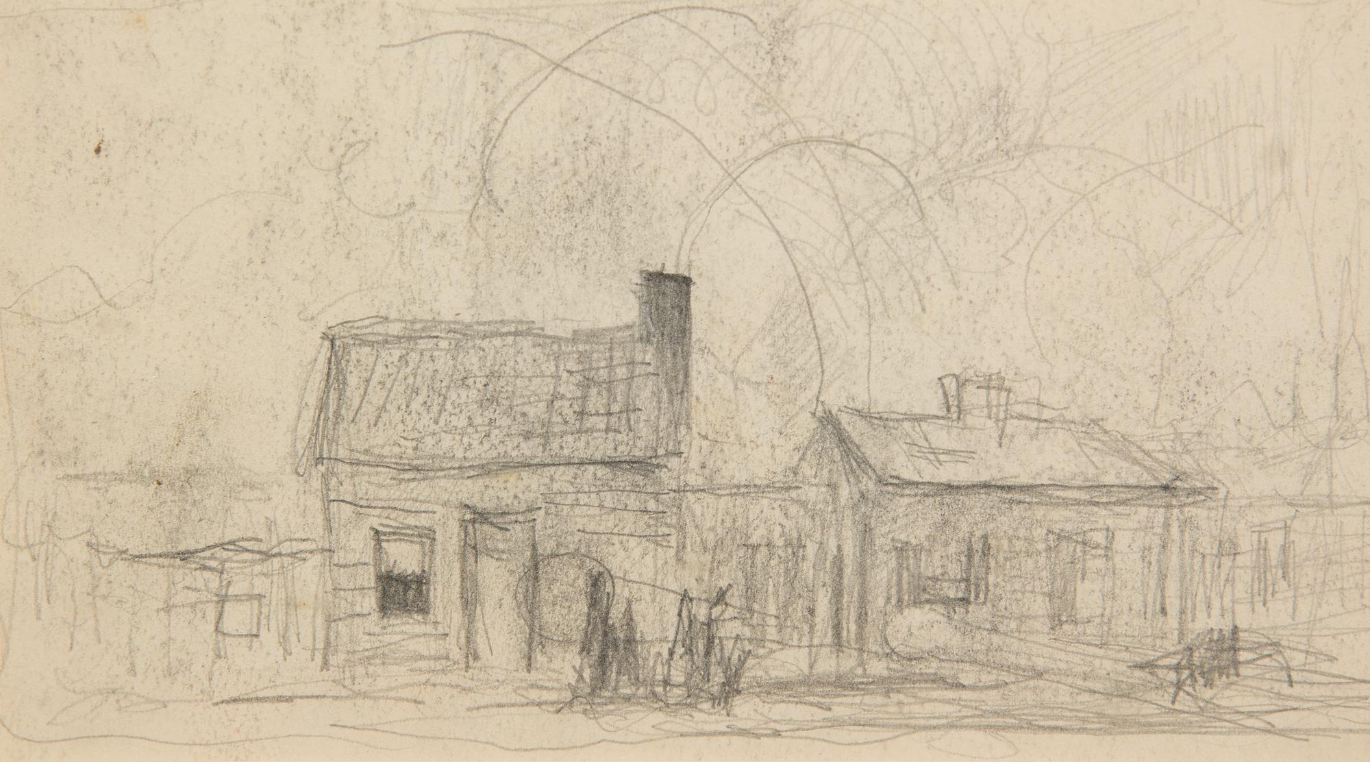 Walter Biggs, (American, 1886–1968), A Group of Five Exterior Sketches