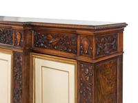 A Scottish Carved Oak Console Cabinet