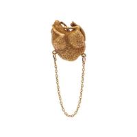 ANTIQUE, YELLOW GOLD AND BAROQUE PEARL CREATURE PENDANT