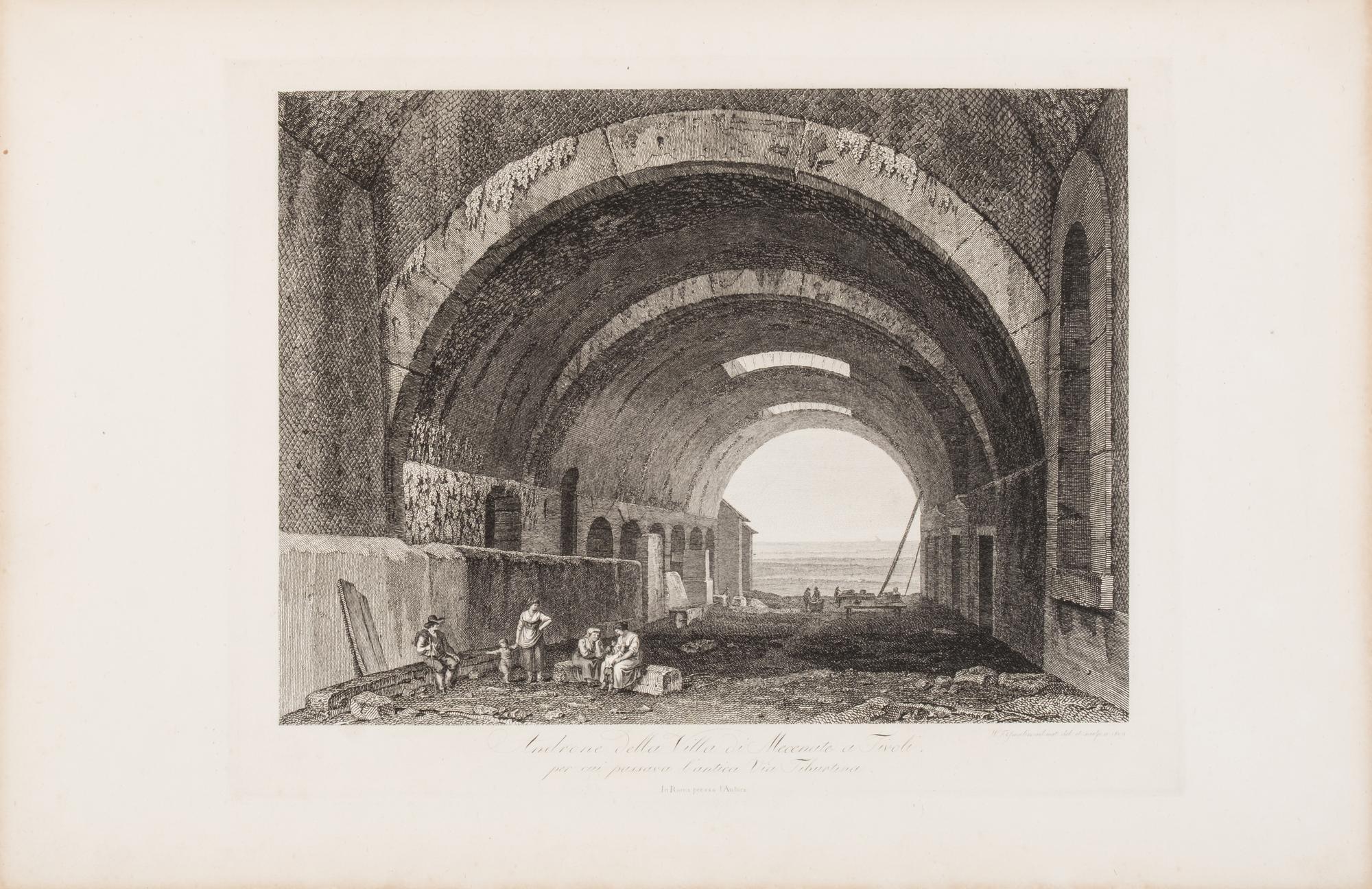 [Prints] Gmelin, Wilhelm Friedrich. ( Dissertazioni di Tivoli e di Albano in dodici Tavole )