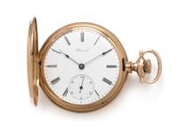 Howard, 14K Yellow Gold Hunter Case Pocket Watch, Circa 1907