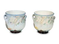 A Pair of Choisy Le Roi Ceramic Jardinières