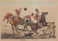 Henry ALKEN, after Plate 8 3/4 x 12 1/2 inches. — Going Home - Going to the Hunt - Throwing Off - In Full Cry