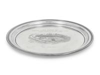 A 1956 Ed Walsh Yankee Stadium Old Timers Day Silver Tray Award