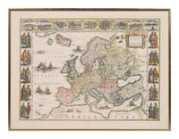 BLAEU, Willem Europa Recens Descripta. The Netherlands, 1617.
