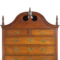 A Chippendale Cherry Block-Front Chest-on-Chest