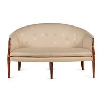 A George III Mahogany Settee