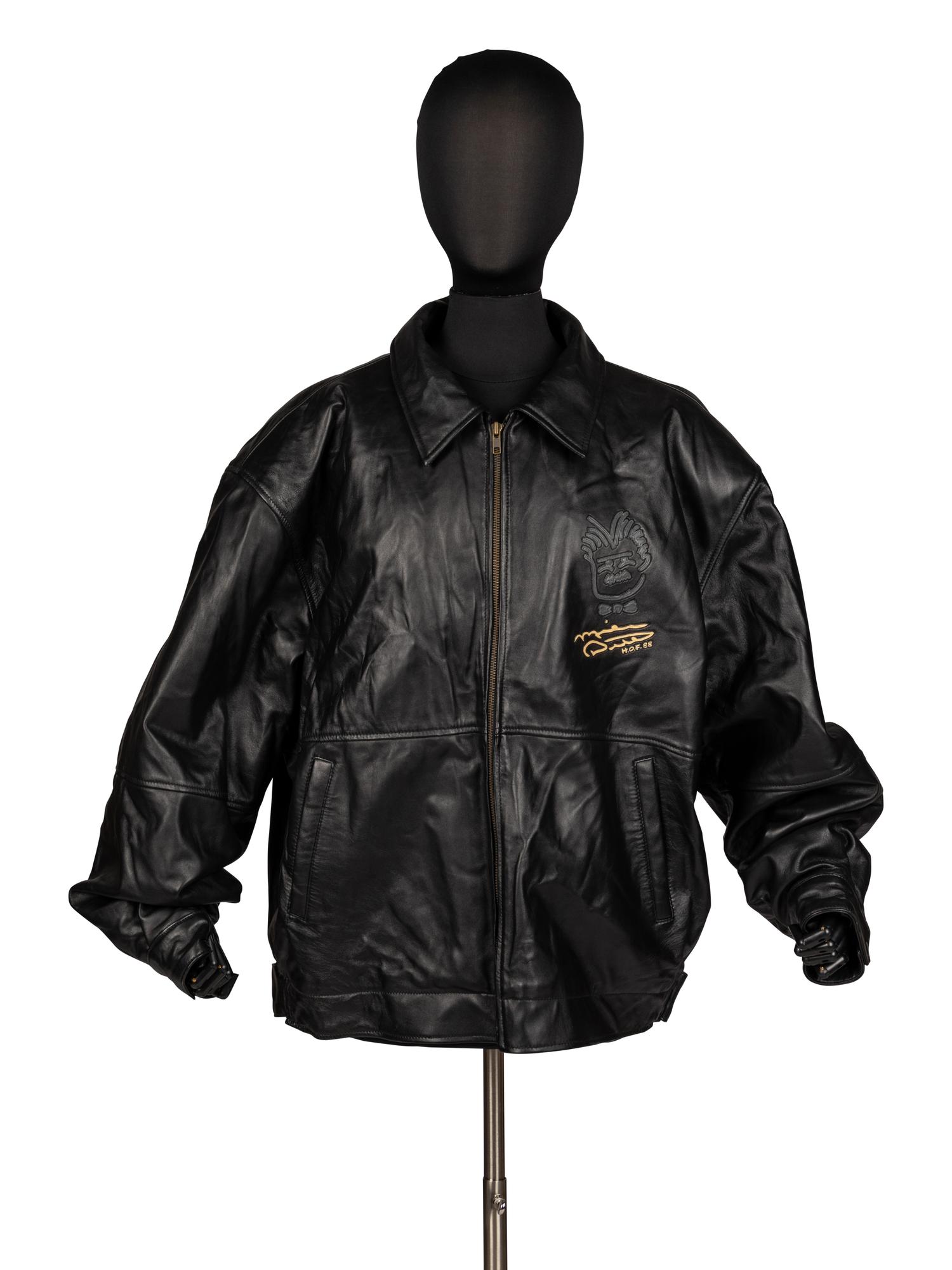 Mike Ditka's Personally Owned and Worn Mike Ditka Brand Leather Jacket