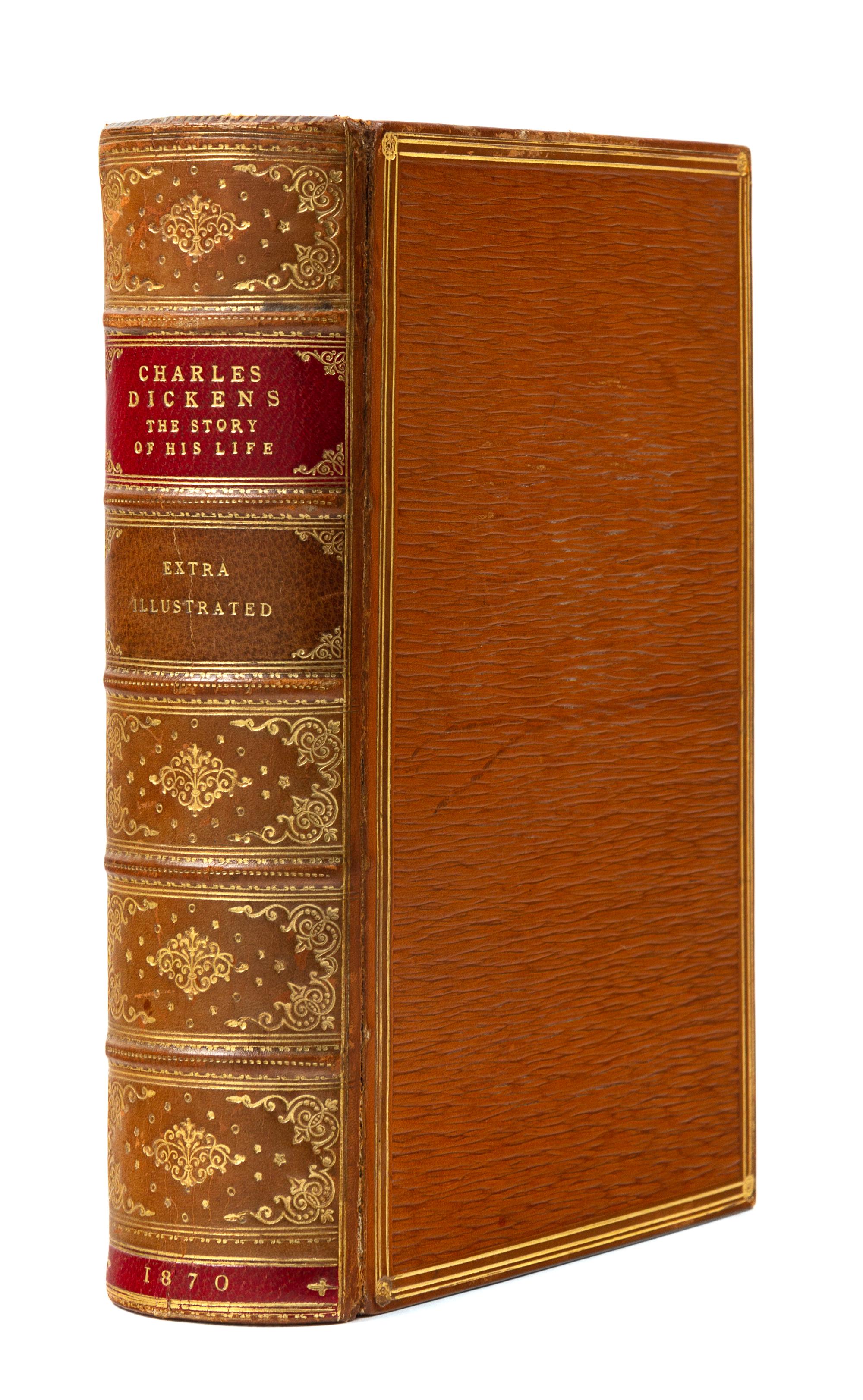 [DICKENS, Charles]. -- TAVERNER, H. T. Charles Dickens, the Story of His Life. London: John Camden Hotten, 1870.