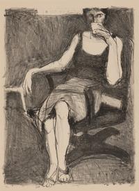 Seated Woman Drinking from a Cup , 1965