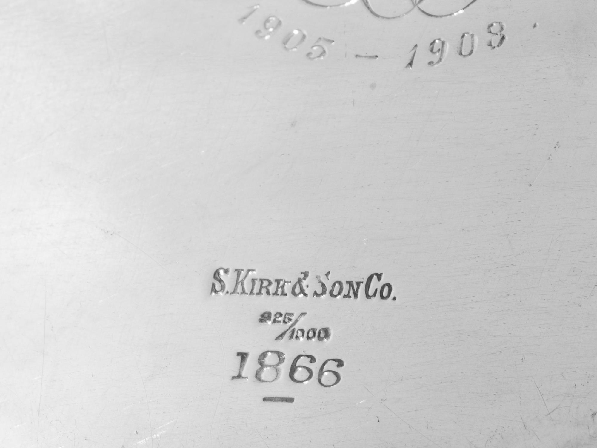 An S. Kirk & Son Silver Covered Box