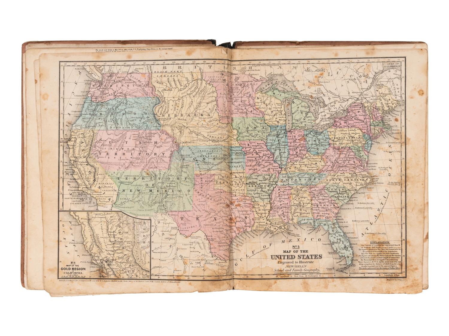 [ATLASES]. A group of 3 atlases, comprising: