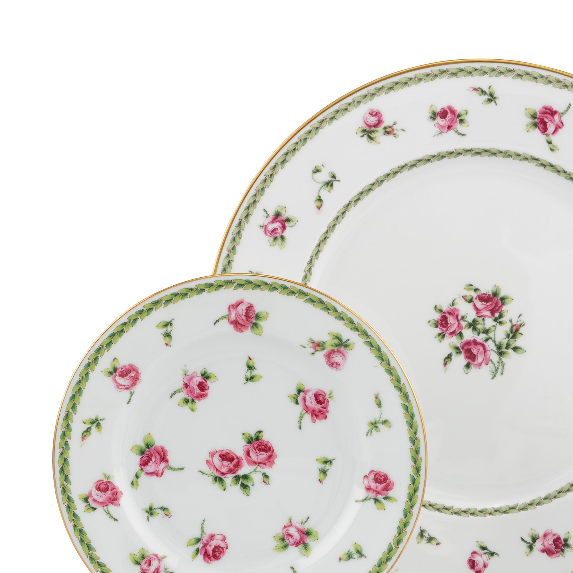 A Bernardaud Limoges Sandy Lane Porcelain Dessert Service
