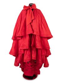 Two Pierre Cardin Dresses From Ebony Fashion Fair, One Worn By Iman, 1970-1984