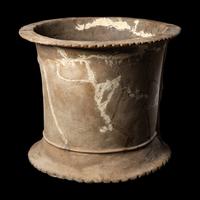 A Maya Painted Terracotta Urn