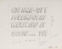 Study for Untitled (GA-HOB-VI!) , 1987