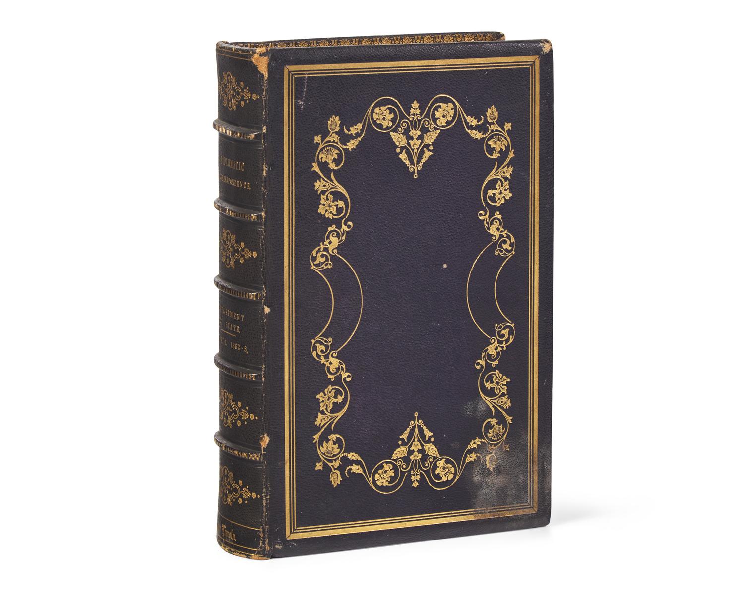 [LINCOLN, Abraham (1809-1865)]. Message of the President of the United States, and Accompanying Documents, to the Two Houses of Congress, at the Commencement of the First Session of the Thirty-Eighth Congress. Part I . Washington, D.C.: Government Printing Office, 1864.