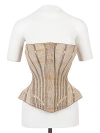 A Corset 'Woven in Two Pieces', 1880s