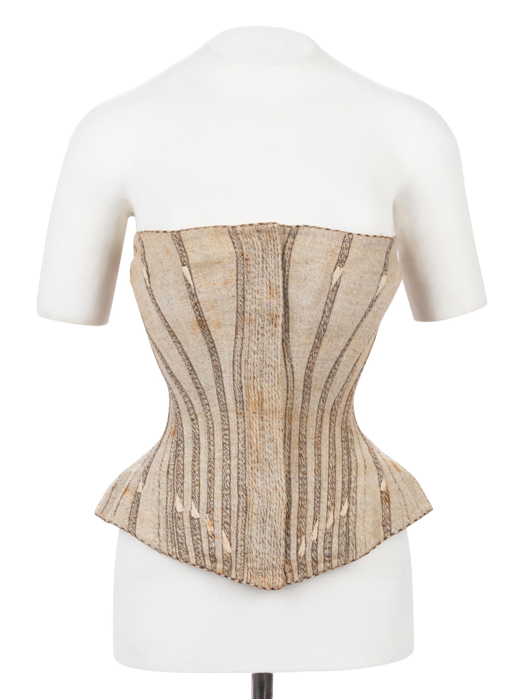 A Corset 'Woven in Two Pieces', 1880s