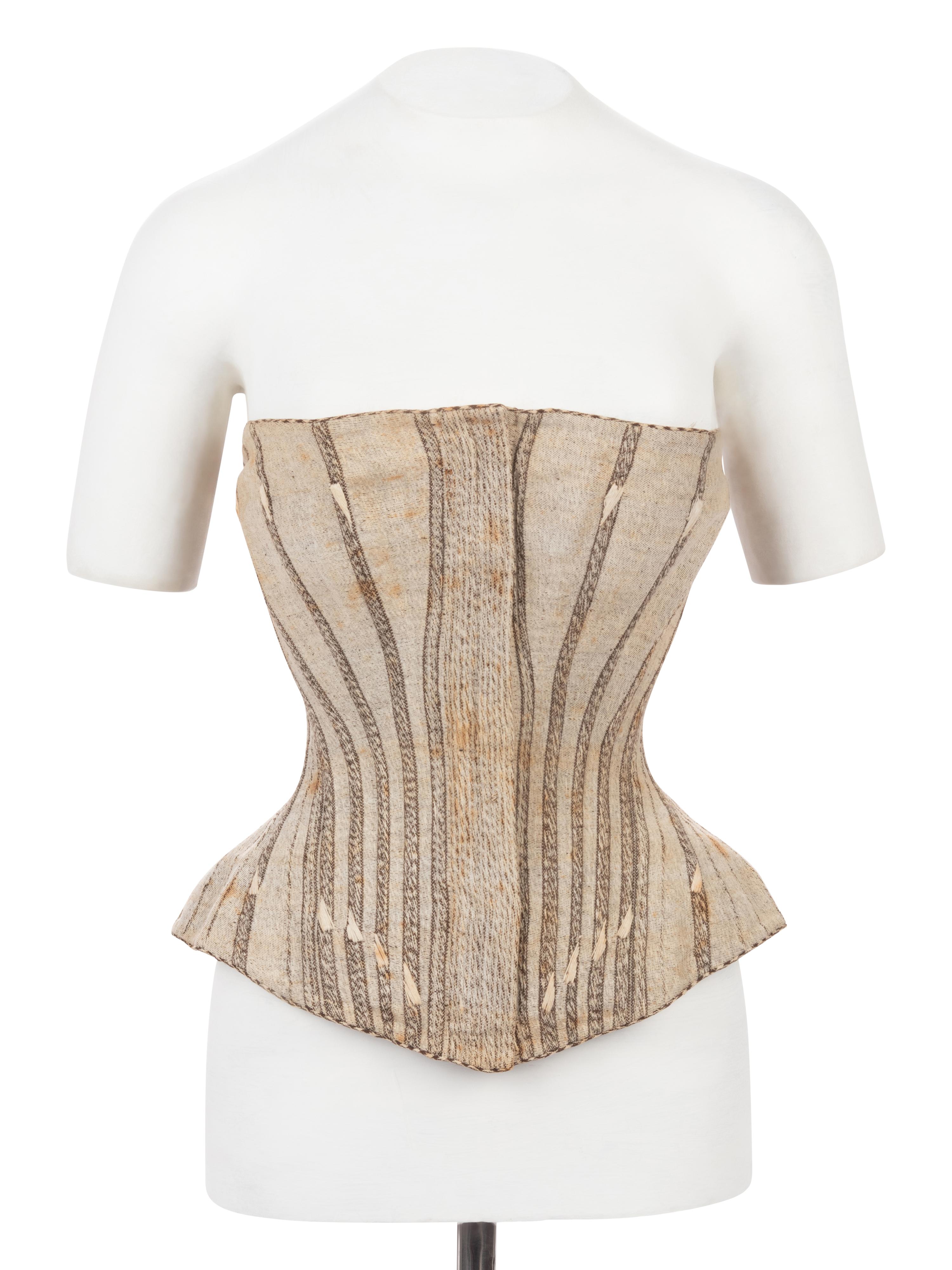 A Corset 'Woven in Two Pieces', 1880s