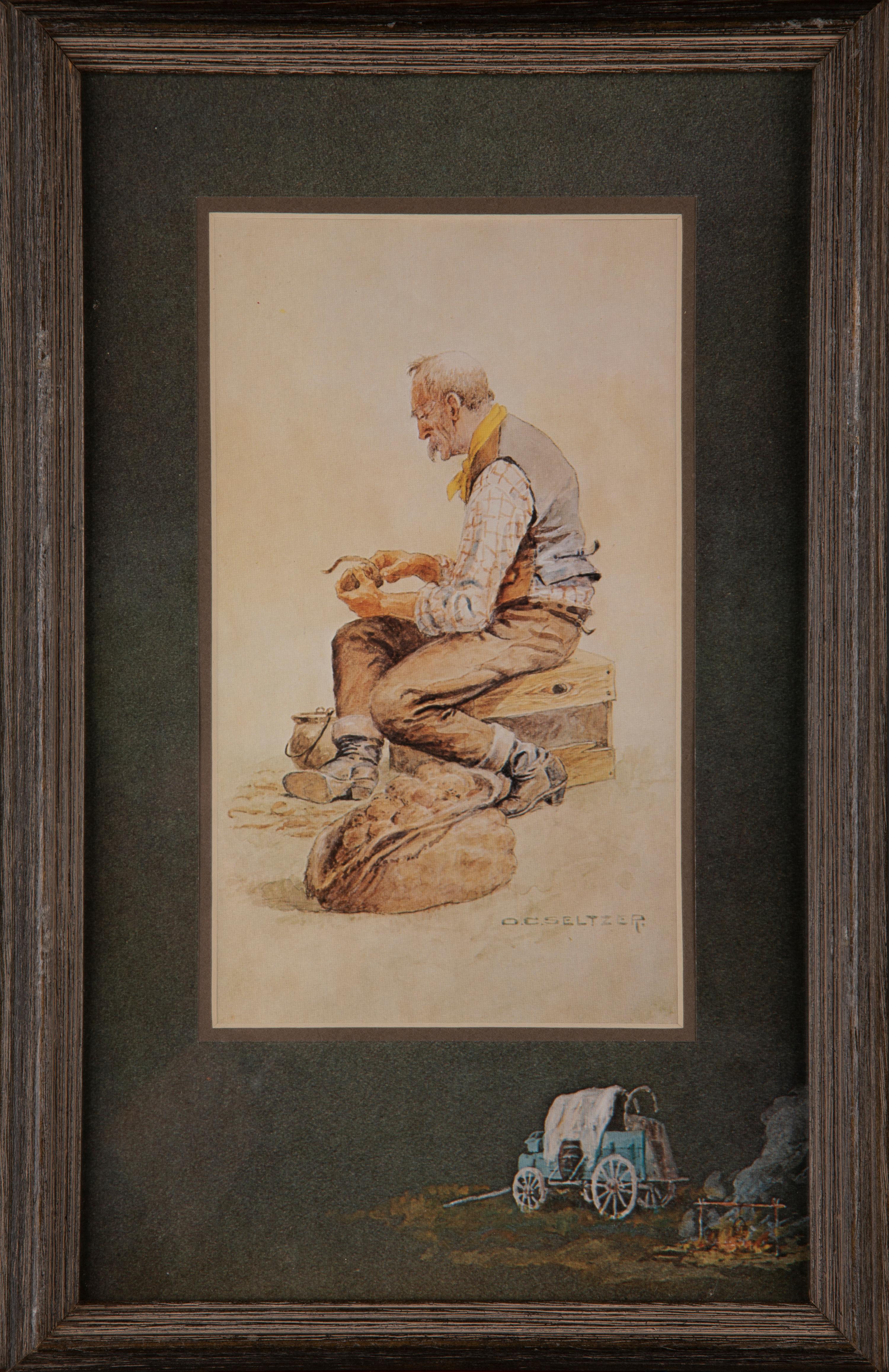 Four Prints from the Western Character's Series, between 1927 and 1932