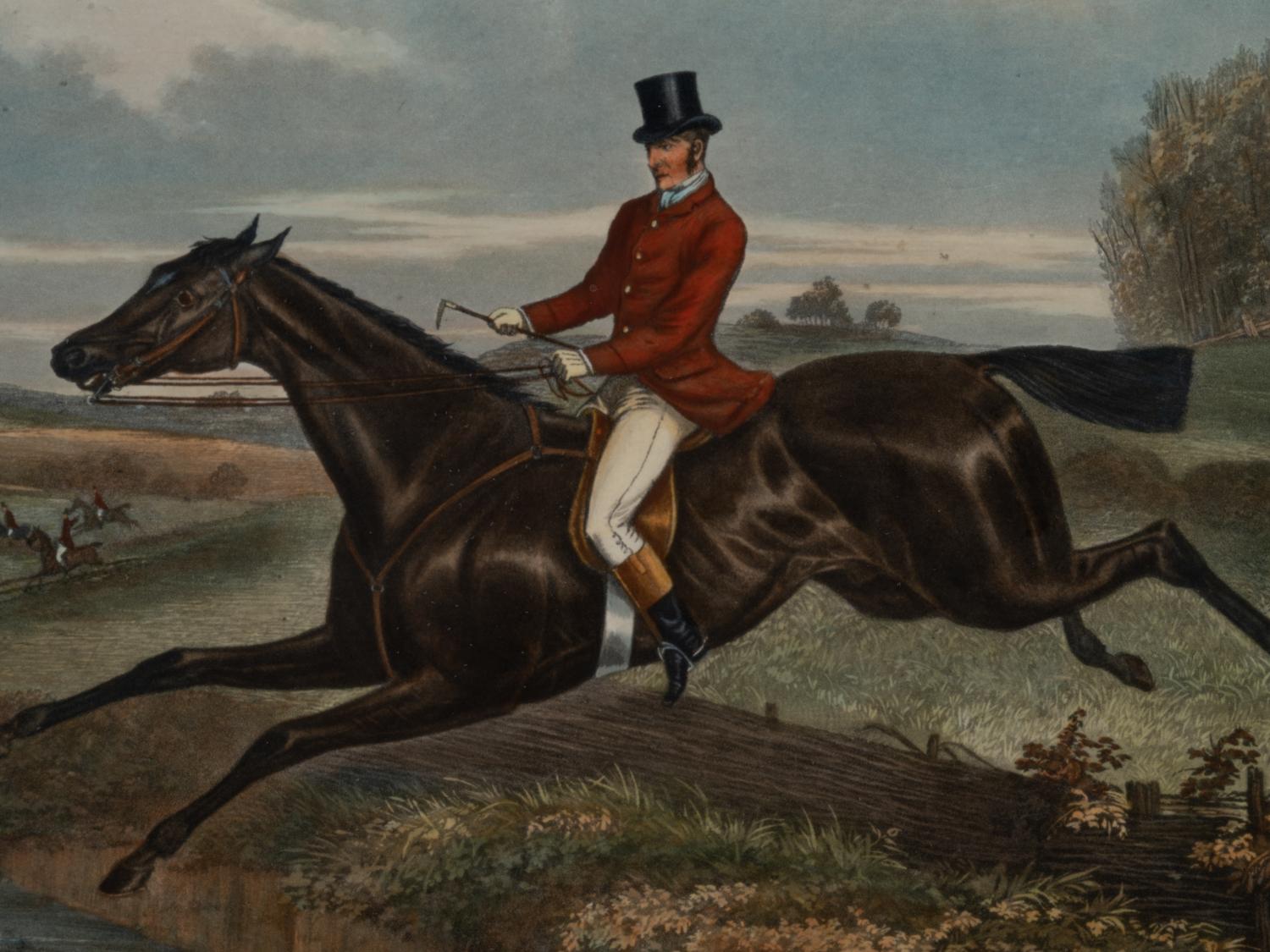 Lithograph After a Hand-Colored Engraving by W. Shayer (British, 1811-1891)