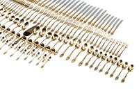 An American Silver-Gilt Flatware Service