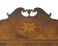 A Regency Inlaid Mahogany and Etched Glass Shaving Glass