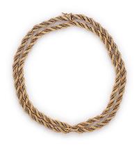 BICOLOR GOLD LONGCHAIN NECKLACE