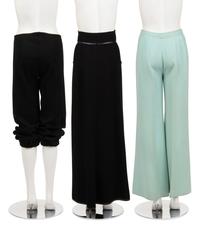 Three Designer Bottoms: Two Courrèges and One Cardin, 1970-80s