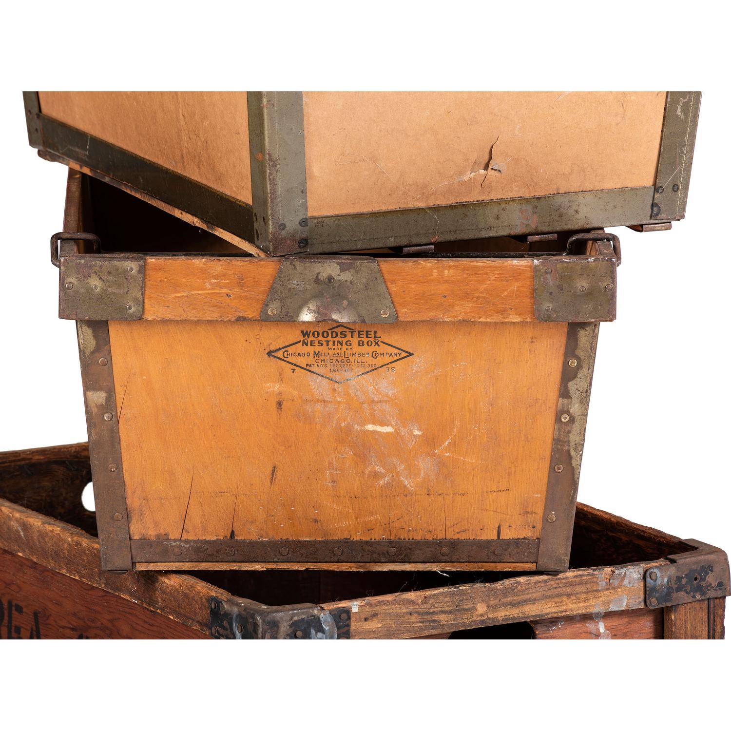 Three Advertising Bins