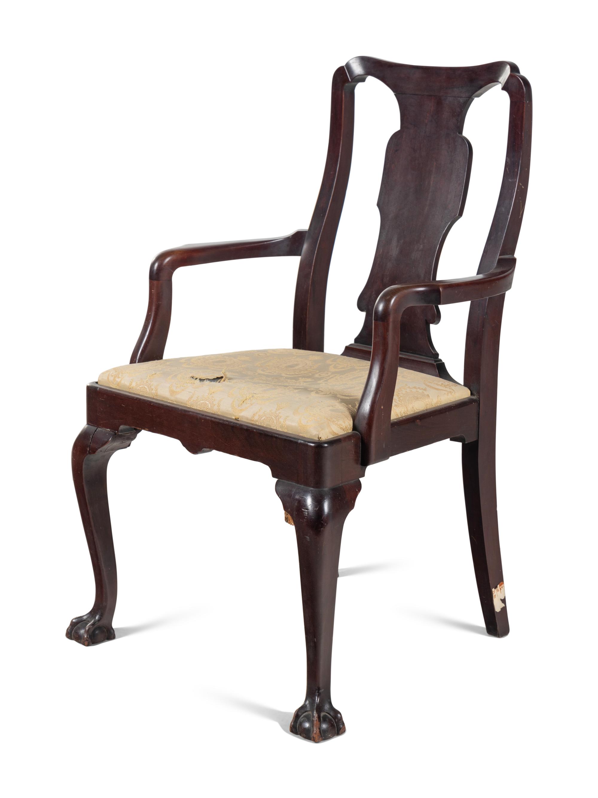 Three English Mahogany Chairs