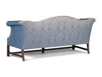 A George III Style Mahogany Camelback Sofa